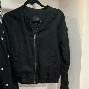 Sanctuary Black Bomber Jacket